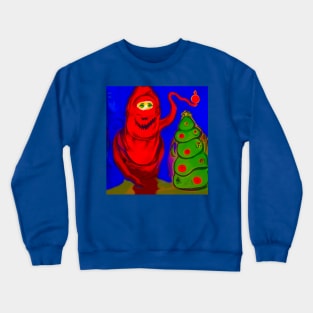 Decorating the Christmas Tree Crewneck Sweatshirt